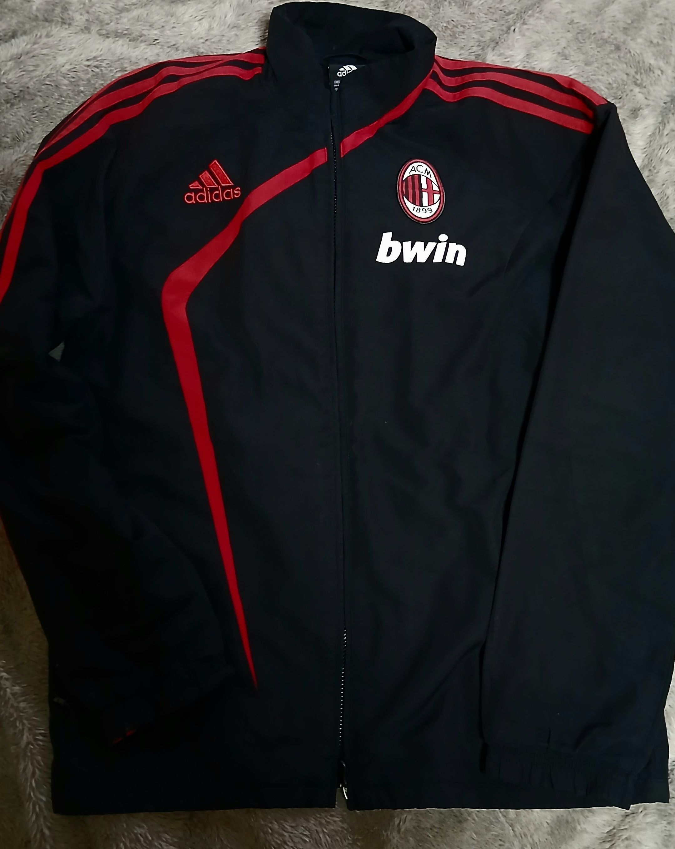 Addids X Ac Milan Retro Jacket