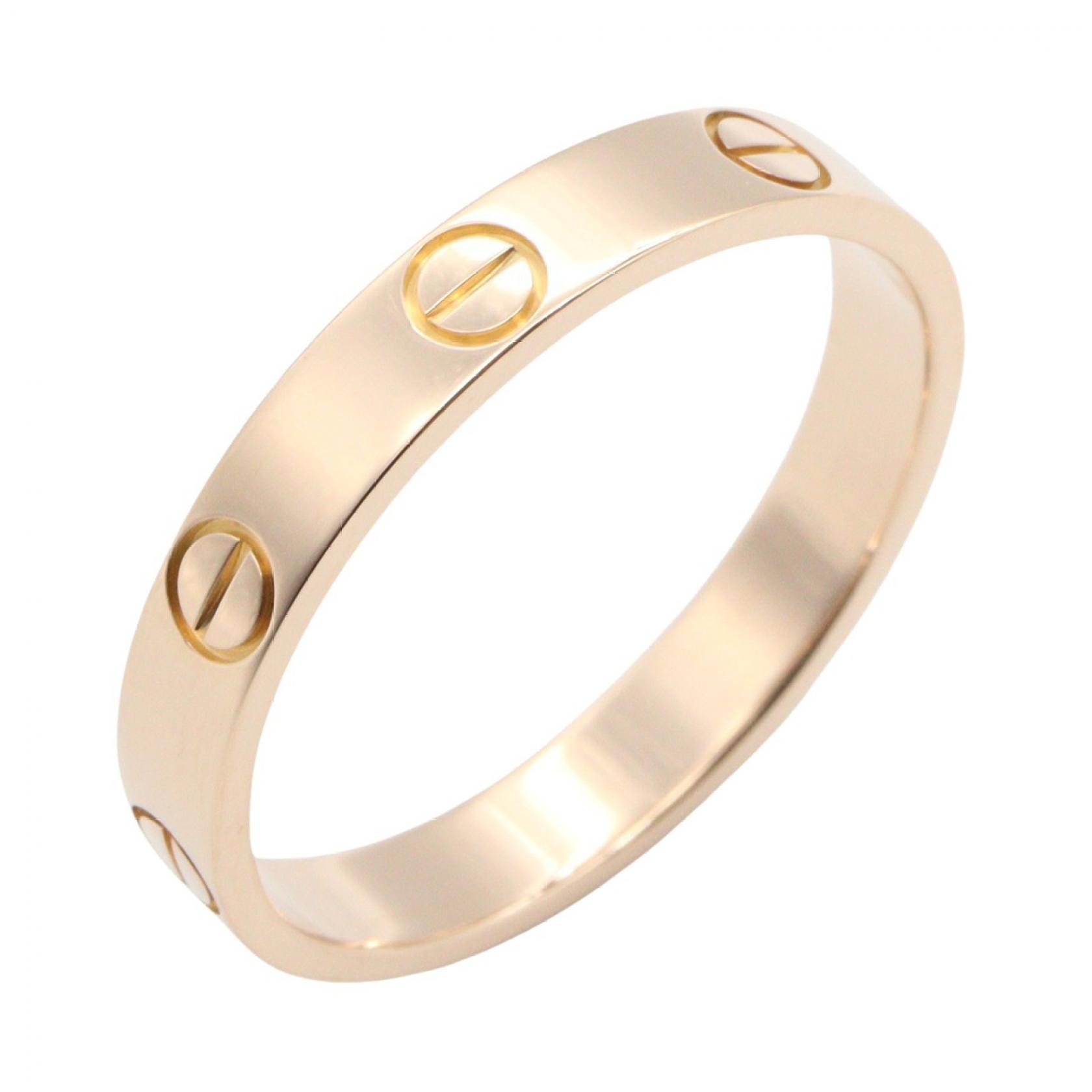カルティエ CARTIER ミニラブリング リング・指輪 ジュエリー K18PG(ピンクゴールド) メンズ レディース ゴールド系 B4085200 【中古】