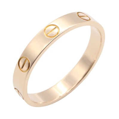 カルティエ CARTIER ミニラブリング リング・指輪 ジュエリー K18PG(ピンクゴールド) メンズ レディース ゴールド系 B4085200 【中古】