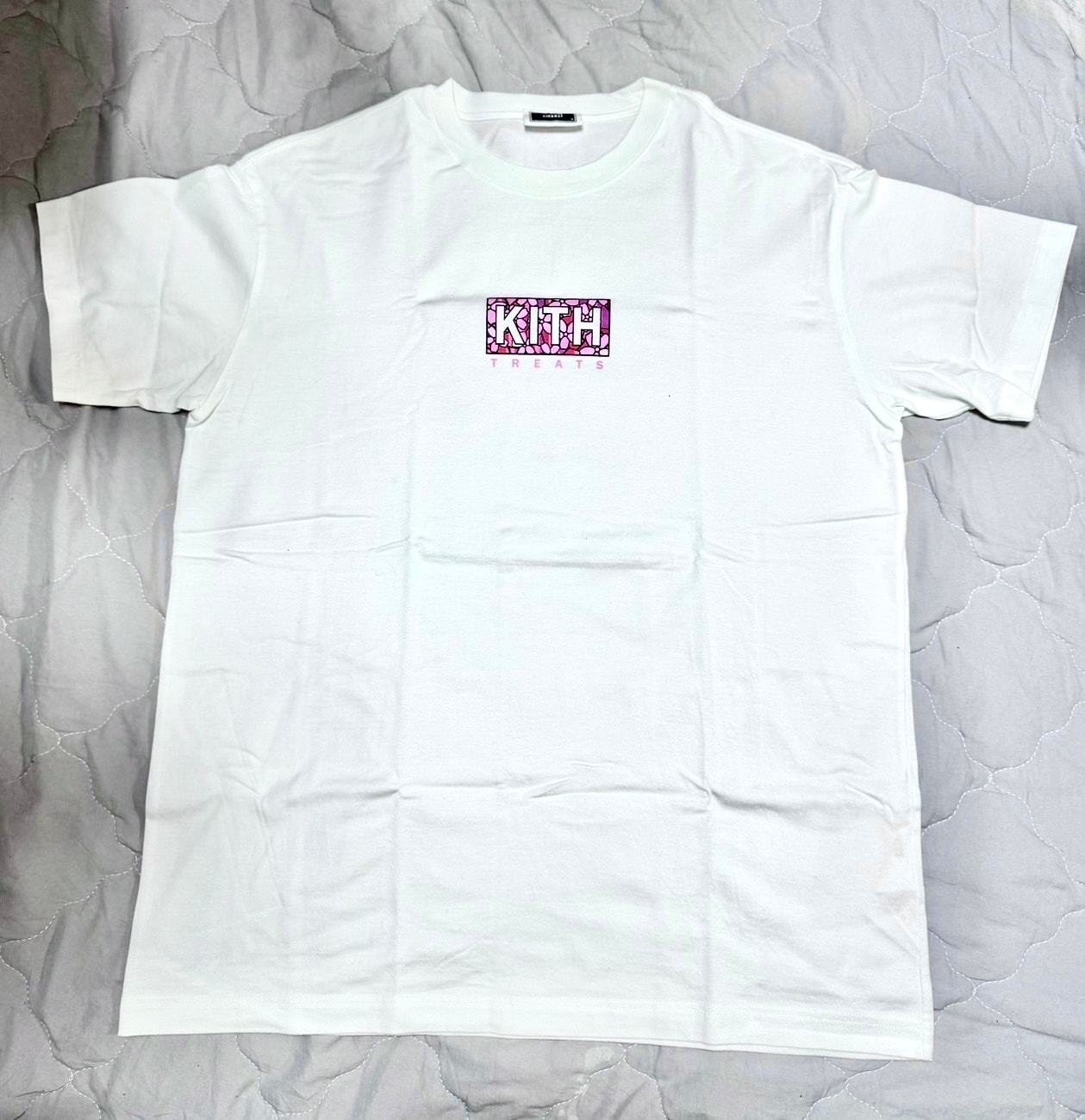Kith Treats Mosaic Sakura Box logo Tee "White"