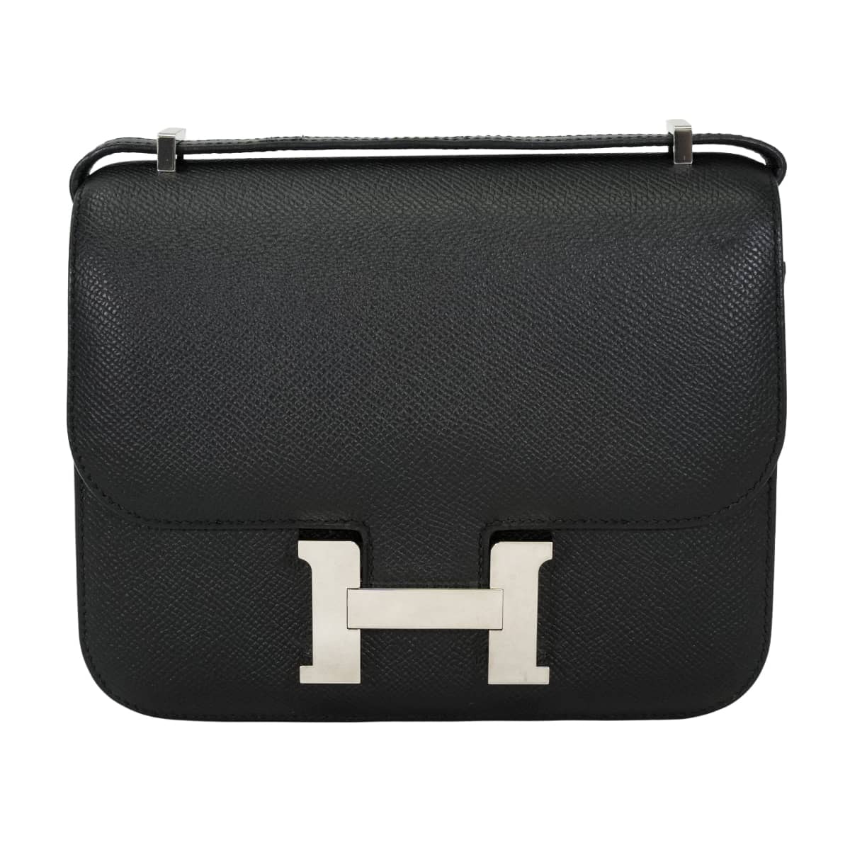 HERMES エルメス ショルダーバッグ コンスタンス3 ミニ 18 黒 (ブラック) エプソン シルバー金具 A刻印 新品同様【中古】