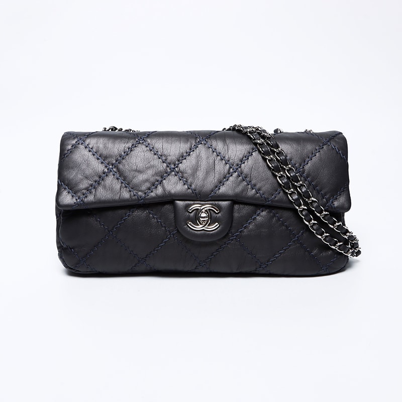 シャネル CHANEL 15番台 ワイルドスティッチ チェーン ショルダーバッグ【中古】