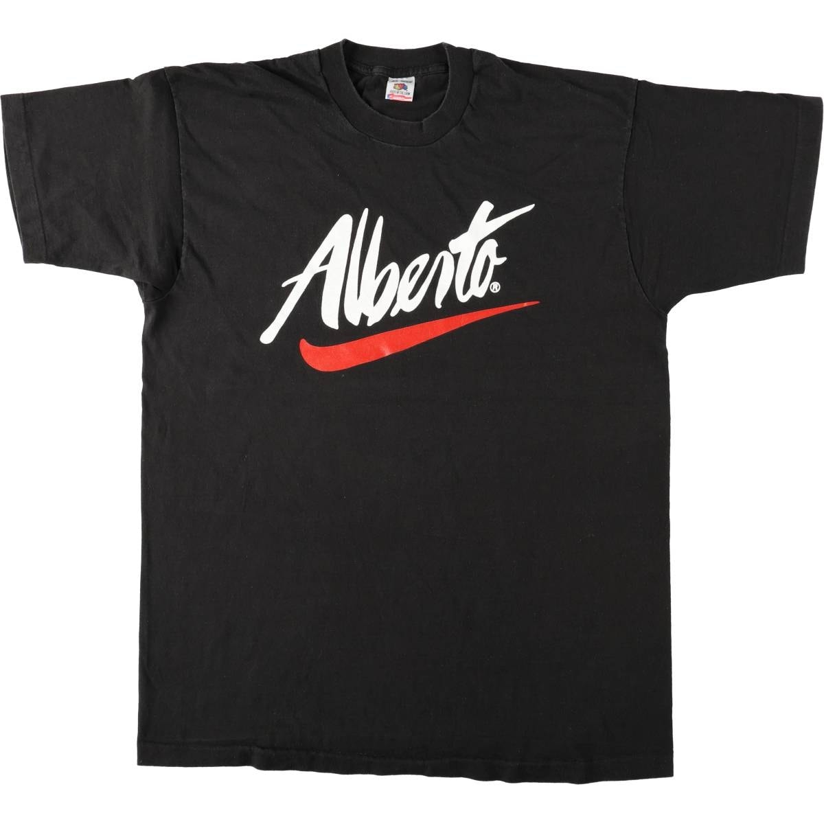 古着 90年代 フルーツオブザルーム FRUIT OF THE LOOM ALBERTO アドバタイジングTシャツ USA製 メンズXL相当 ヴィンテージ/eaa667218