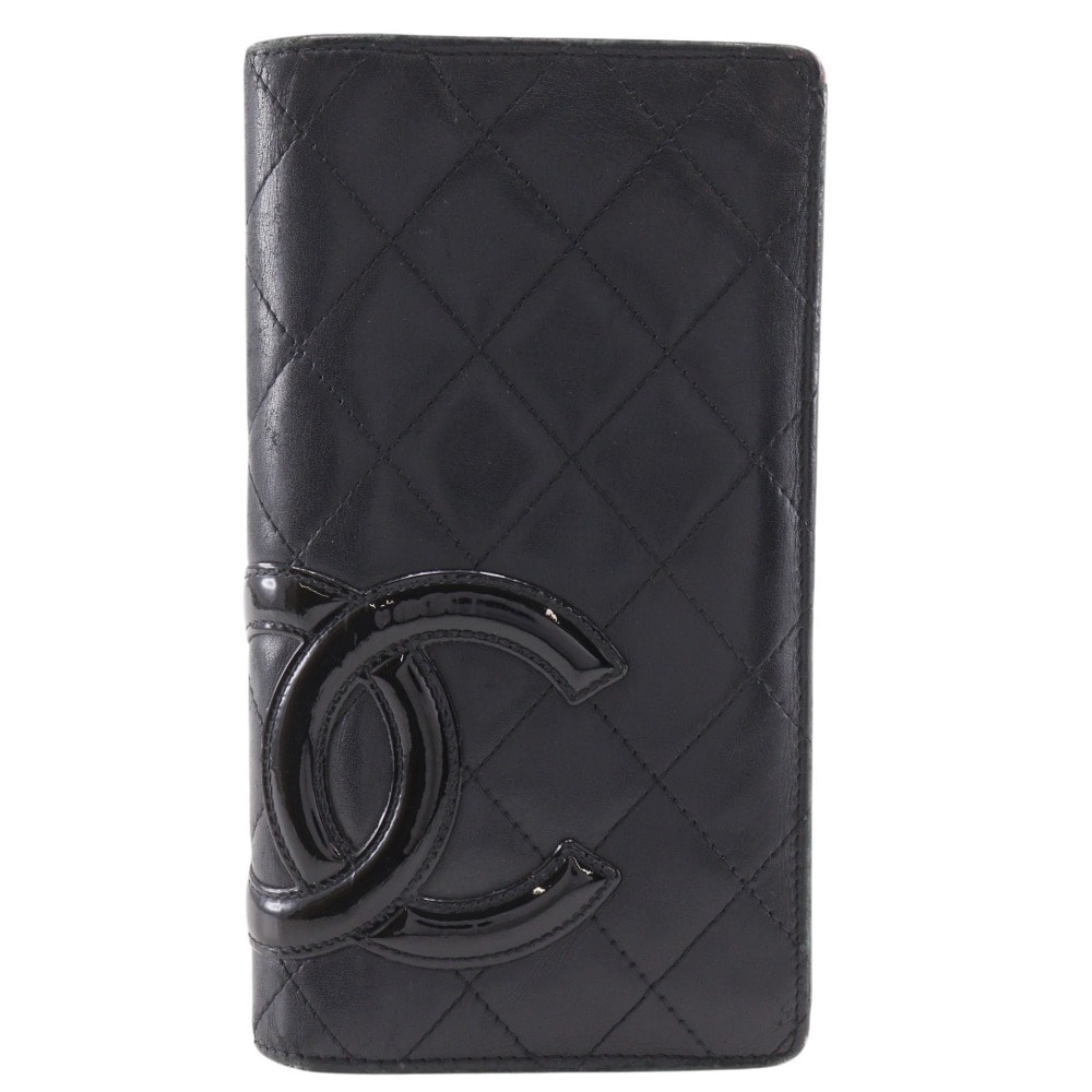 シャネル カンボンライン 二つ折り A26717 レディース長財布