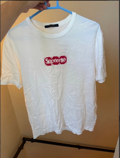 Supreme x Louis Vuitton Box Logo Tee "Red"