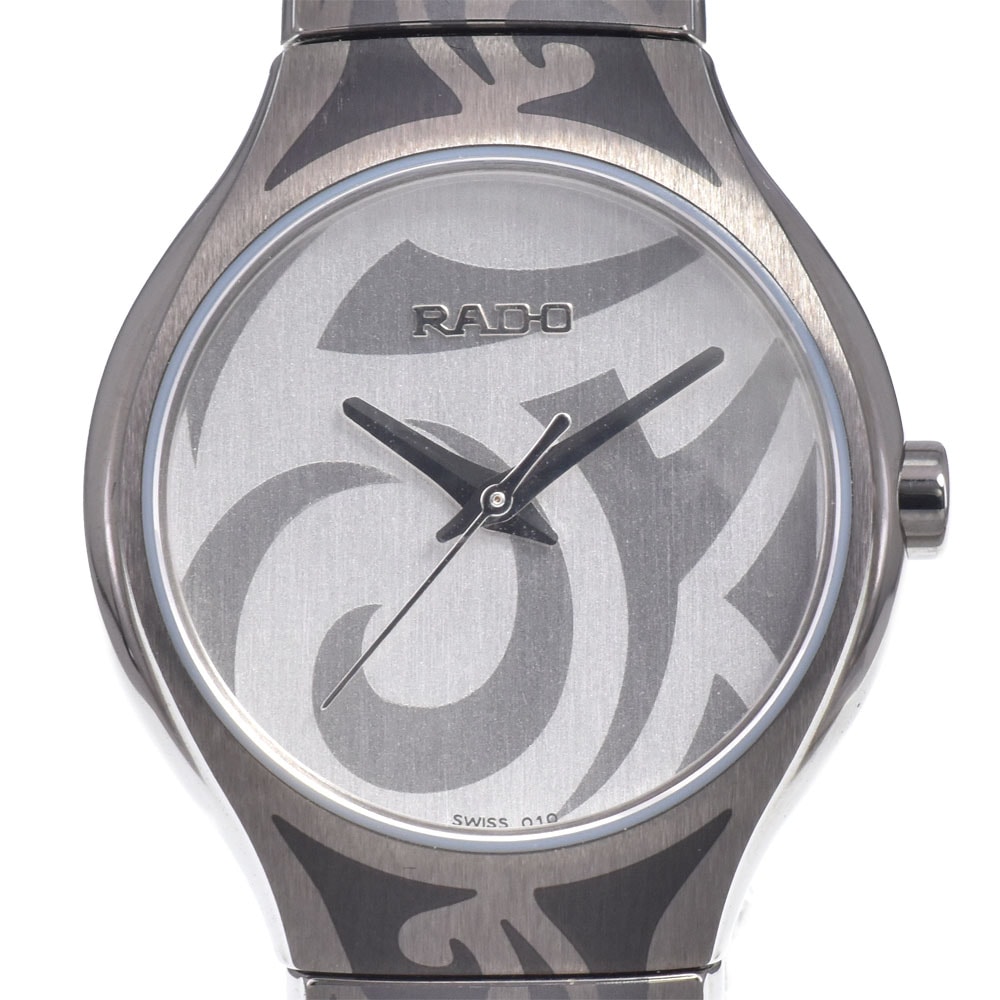 ラドー RADO R27689102/318.0689.3 トゥルー シルバー クォーツ レディース 美品 腕時計 A#149227