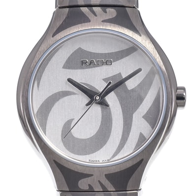 ラドー RADO R27689102/318.0689.3 トゥルー シルバー クォーツ レディース 美品 腕時計 A#149227