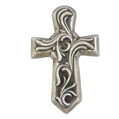 Chrome Hearts Balkan Cross Small Pendant "Silver"