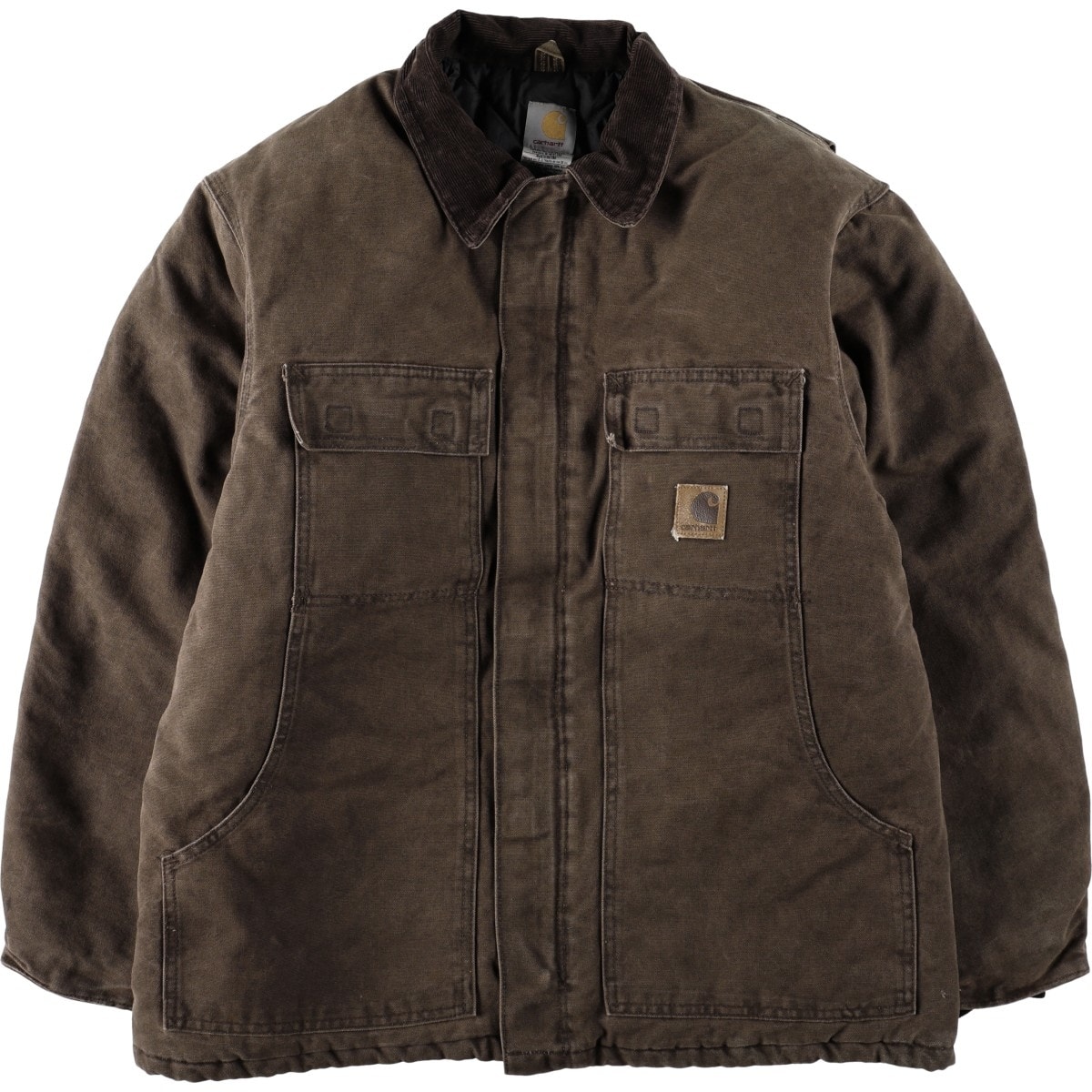 古着 カーハート Carhartt トラディショナルコート 中綿入り ダックワークジャケット USA製 メンズL相当/eaa682806