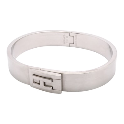 ★SALE【6jhb0852】エルメス バングル ジェット パラディウムプレーテッドメタル【中古】レディース