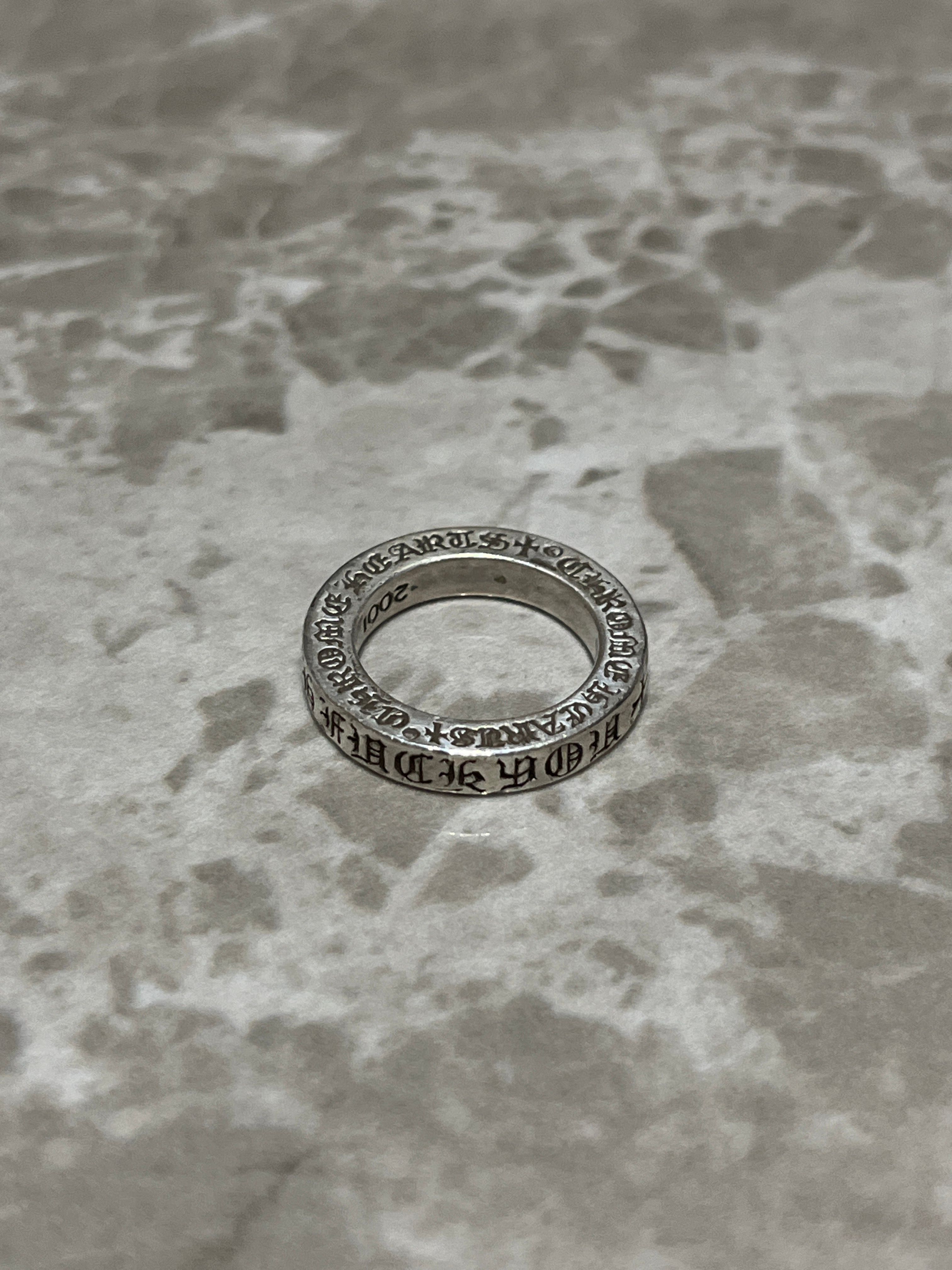 Chrome Hearts Spacer Ring 3mm CH Fuck You "Silver"