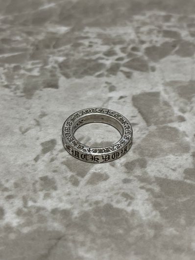 Chrome Hearts Spacer Ring 3mm CH Fuck You "Silver"