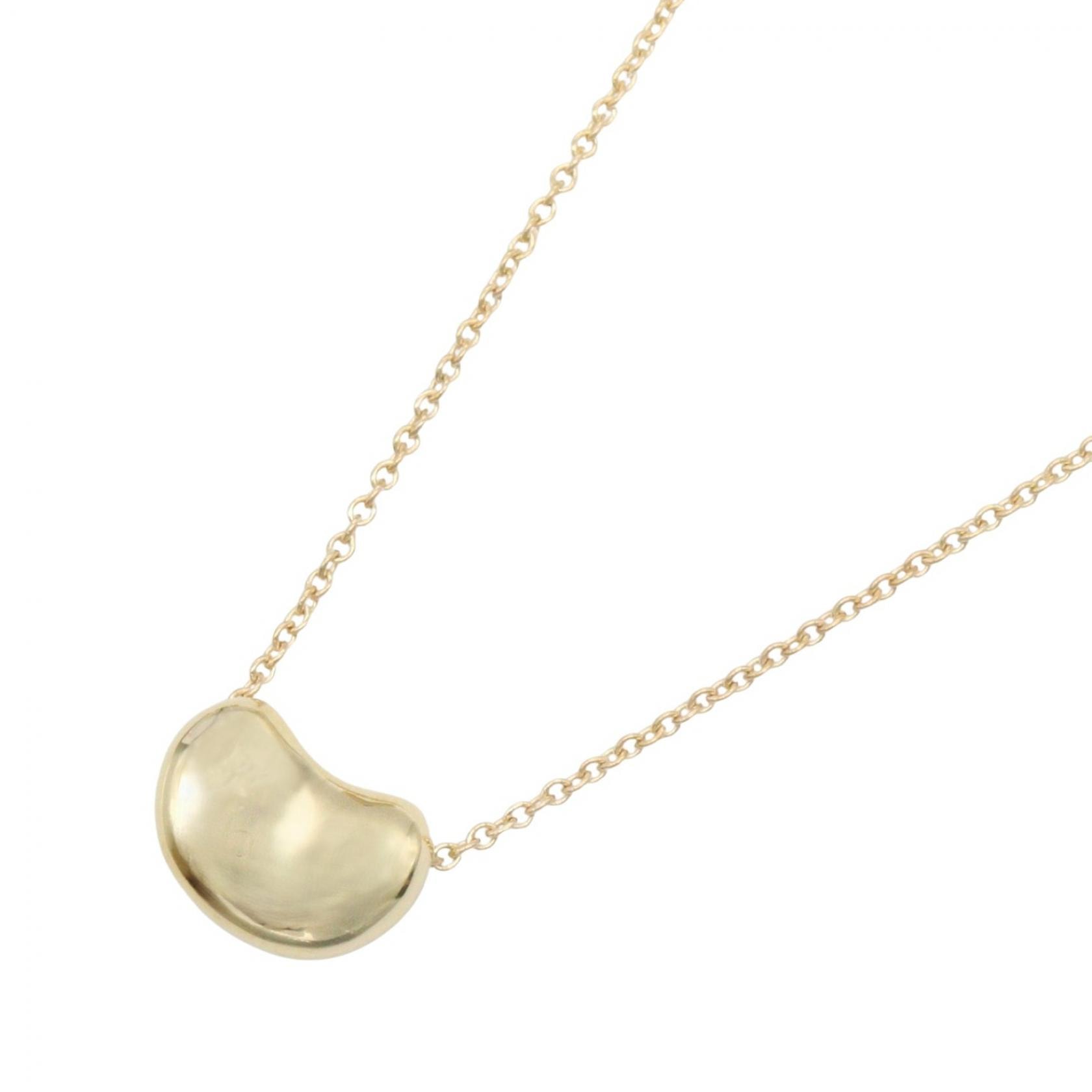 ティファニー TIFFANY&CO ビーン ミニ ネックレス ネックレス ジュエリー K18(イエローゴールド) レディース ゴールド系 60957304 【中古】