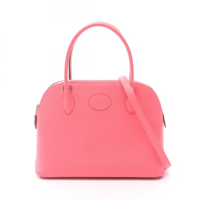 エルメス HERMES ボリード27 ハンドバッグ バッグ レザー カーフ(牛革) ヴォーエプソン ヴォーエプソン ローズアザレ Y刻印(2020年製造) レディース ピンク系 041693CK 【中古】