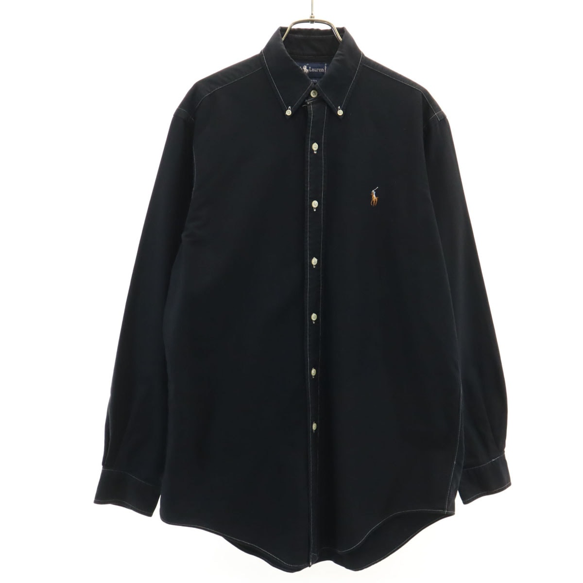 RALPH LAUREN ラルフローレン 長袖 ボタンダウンシャツ 15-33 ブラック
