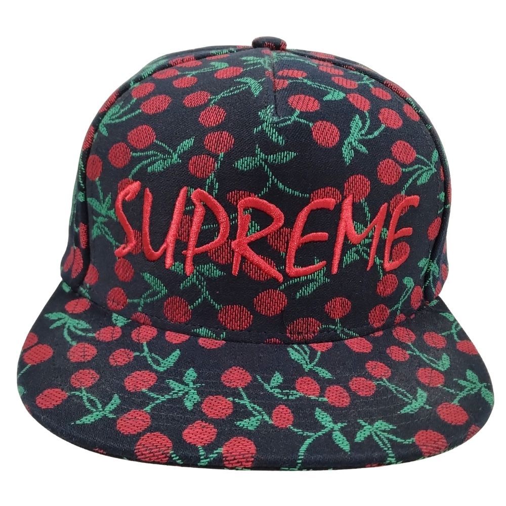 お値下げ‼️supreme チェリー柄 キャップ org.jpg