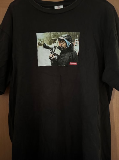 Supreme x 40 Acres Spike Tee "Black"