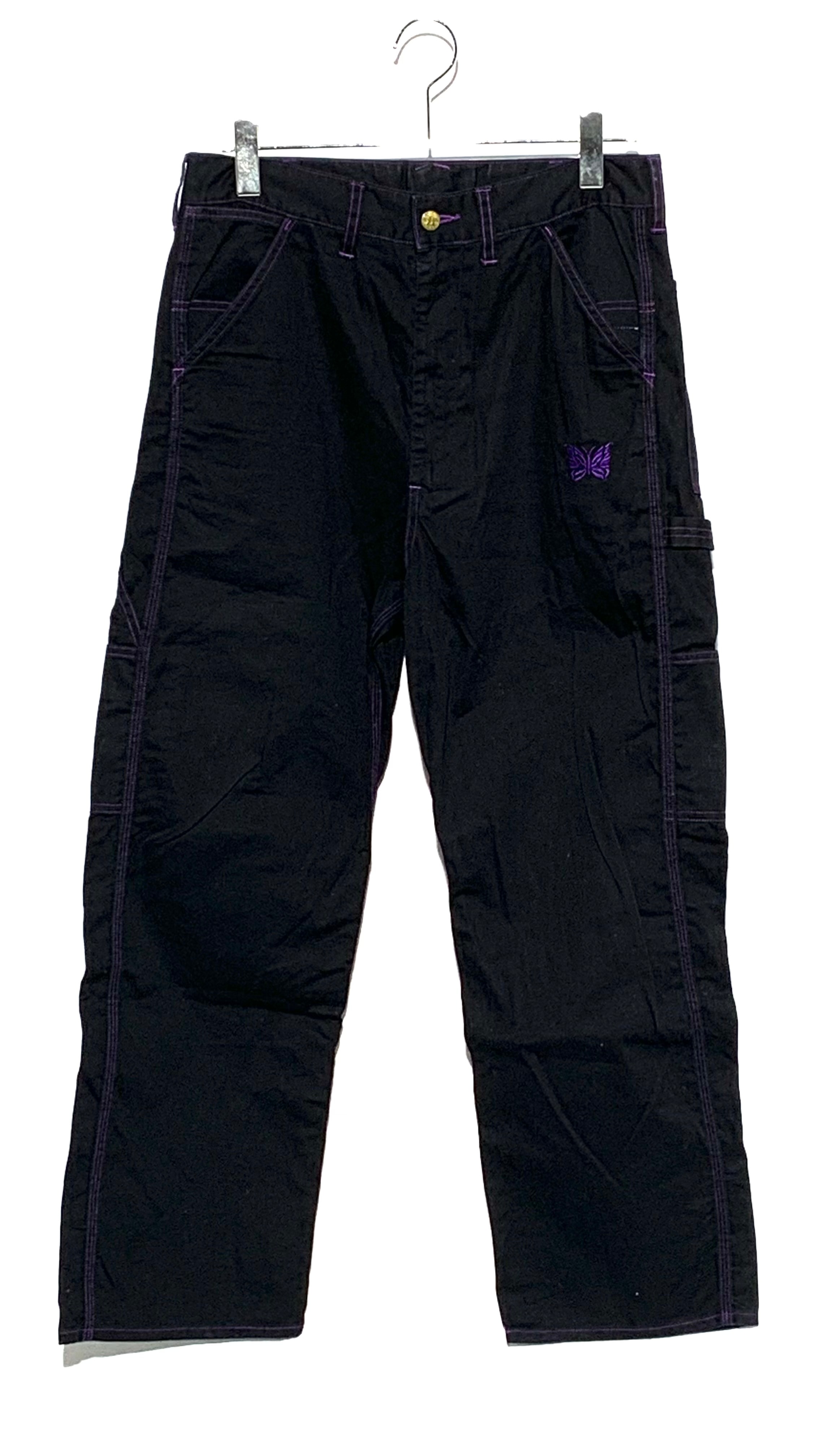 NEEDLES × SMITH’S PAINTER PANT COTTON TWIL black 21AW