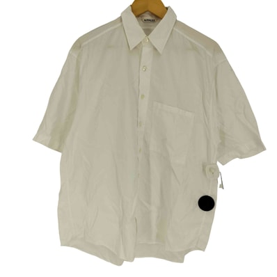 23SS WASHED FINX TWILL BIG HALF SLEEVED SHIRT【1138633092488】