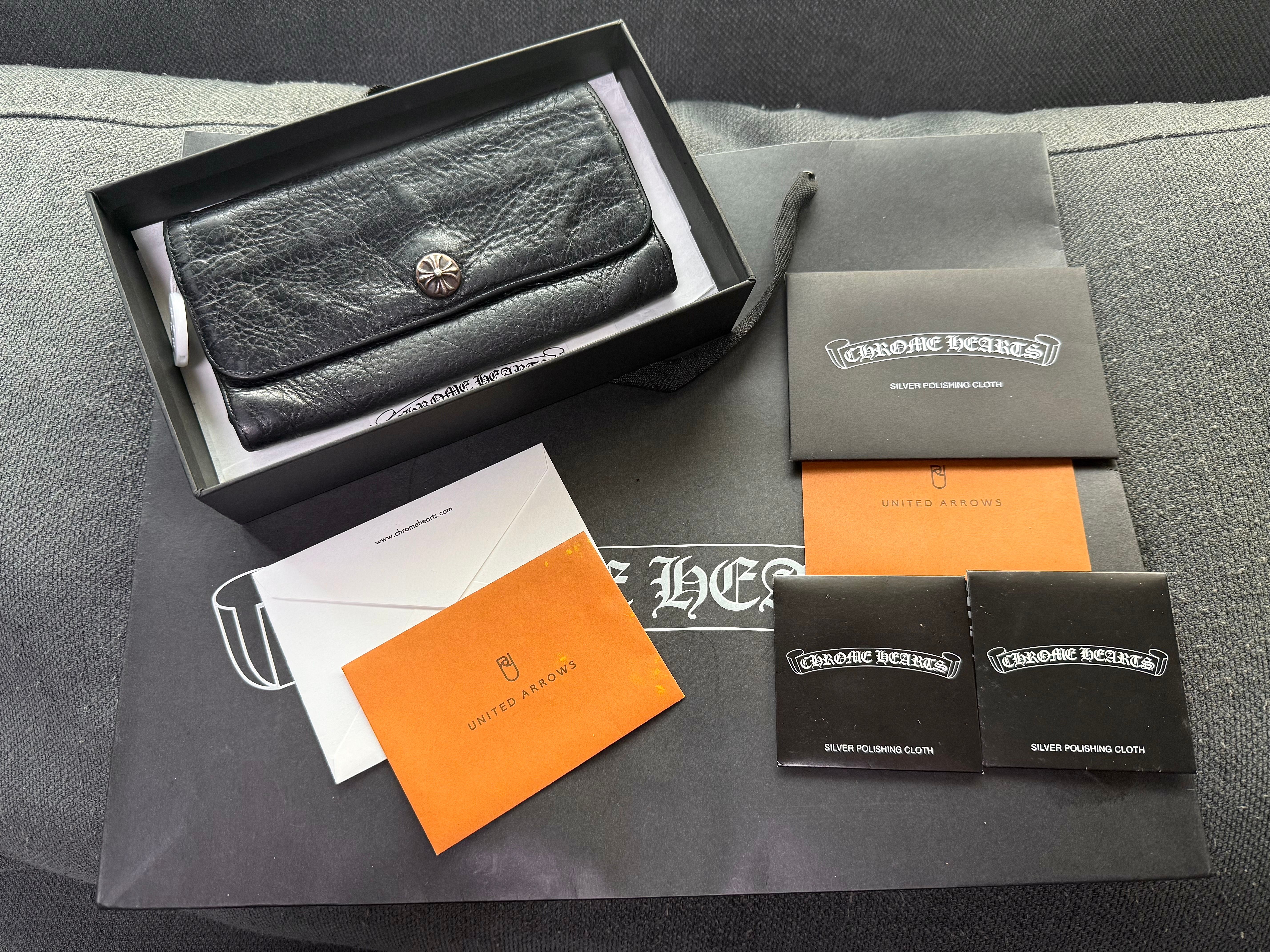 インボイス原本付き！クロムハーツ JUDY ジュディ ウォレット 財布