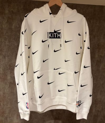 KITH Nike for New York Knicks AOP Hoodie "White"