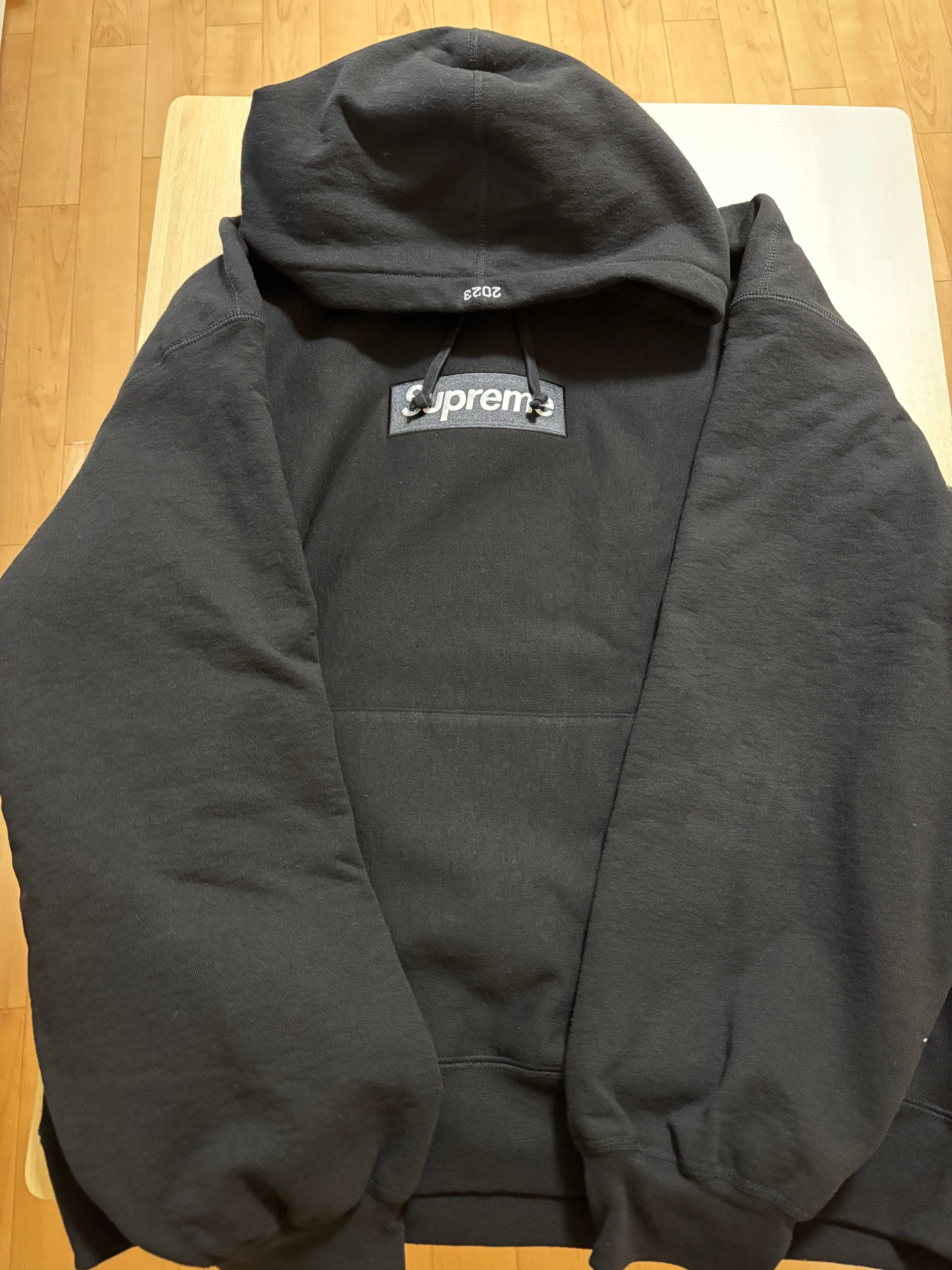 Supreme Box Logo Hooded Sweatshirt "Black" (23FW)