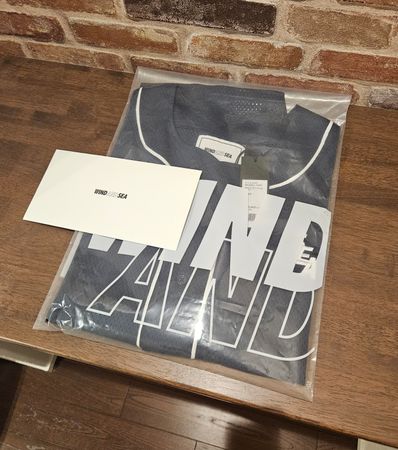 WIND AND SEA S_E_A (DOT) Baseball Shirt "Navy"