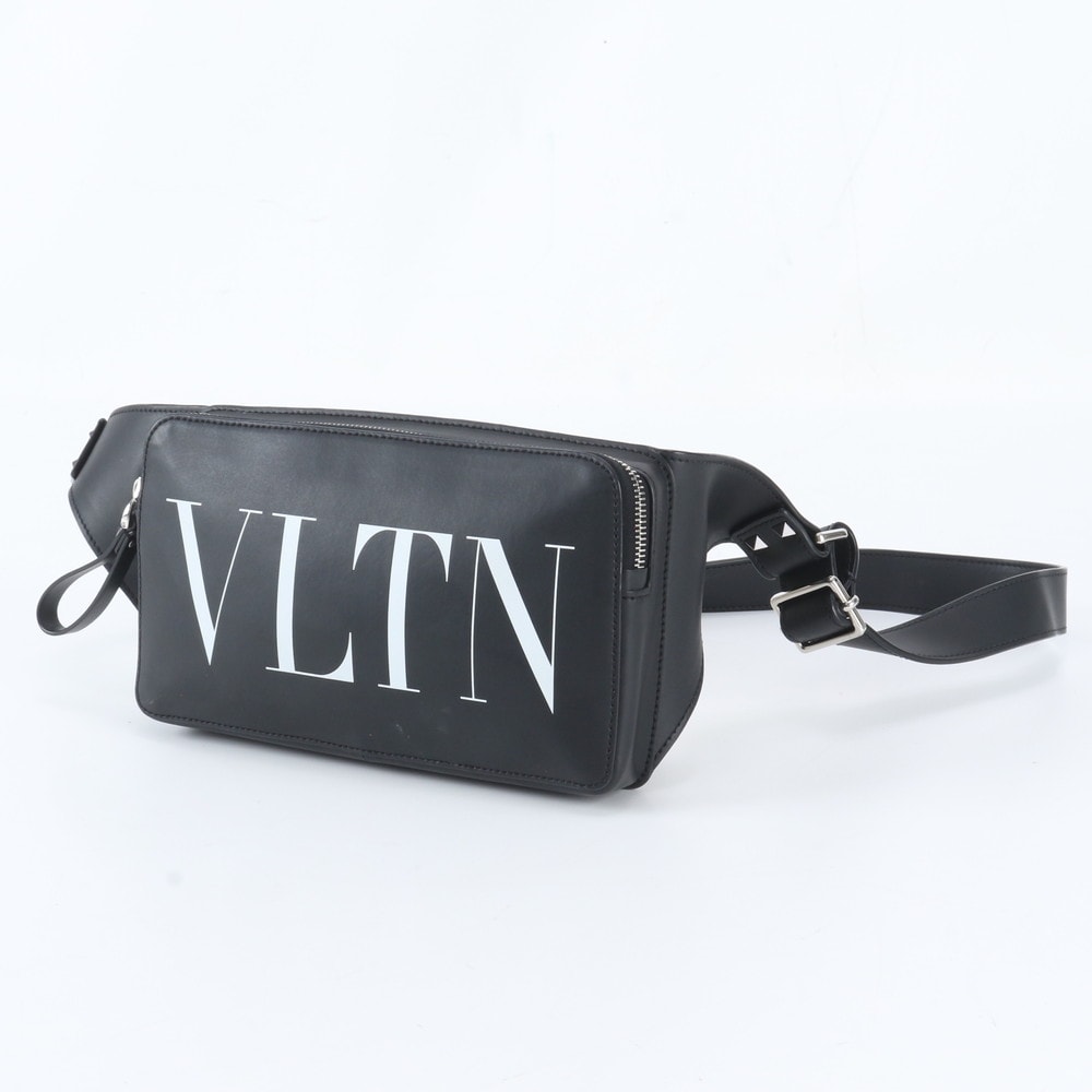 ■極美品 ヴァレンティノ ガラヴァーニ VLTN ロゴボディバッグ