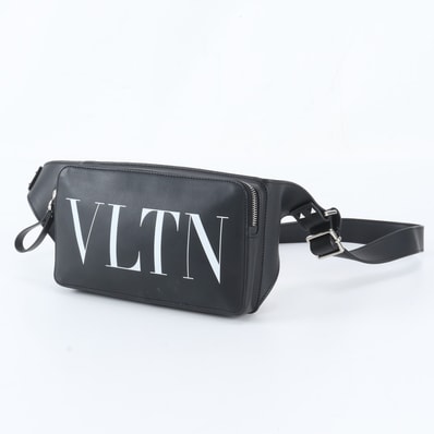 ■極美品 ヴァレンティノ ガラヴァーニ VLTN ロゴボディバッグ