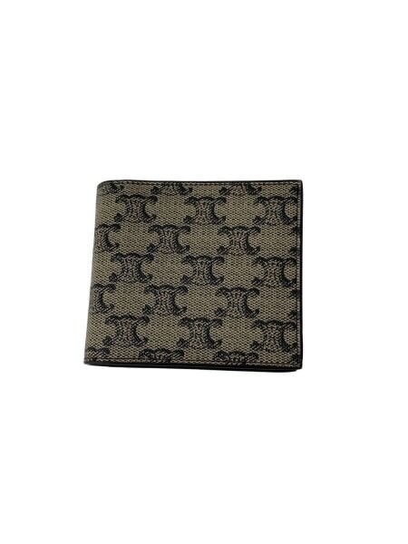 CELINE Bi-Fold Wallet With Coin "Beige/Black"