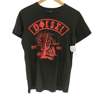 サボテン プリント S/S クルーネックTシャツ【1142765224655】