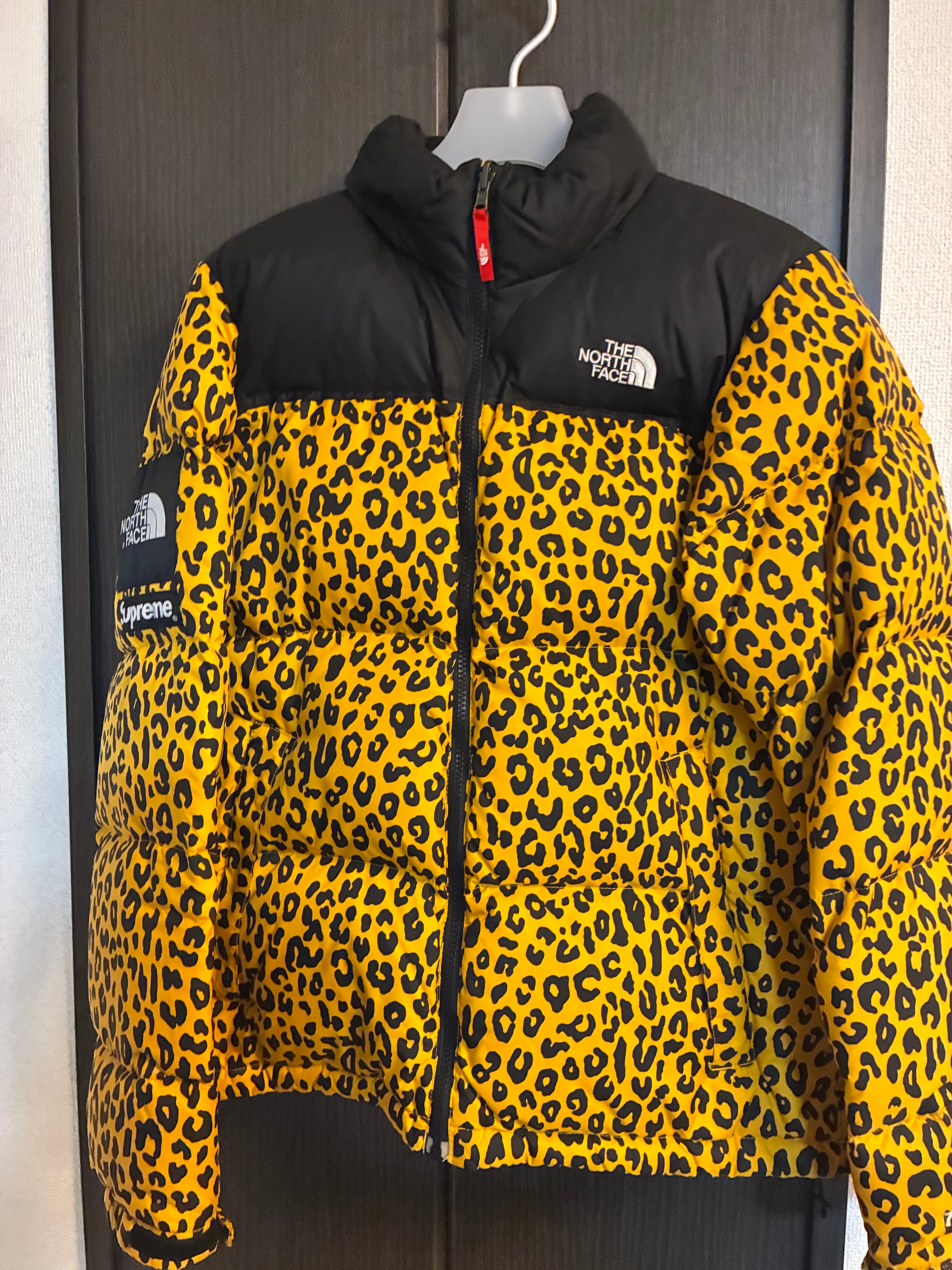 Supreme The North Face Nuptse Down Jacket "Yellow Leopard"