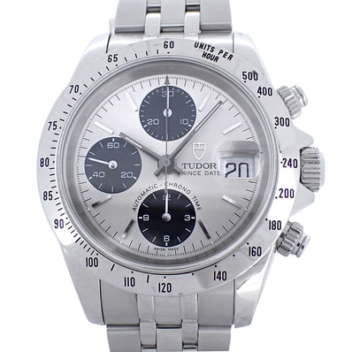 TUDOR チューダー クロノタイム 79280P シルバー×ブラック メンズ 腕時計
