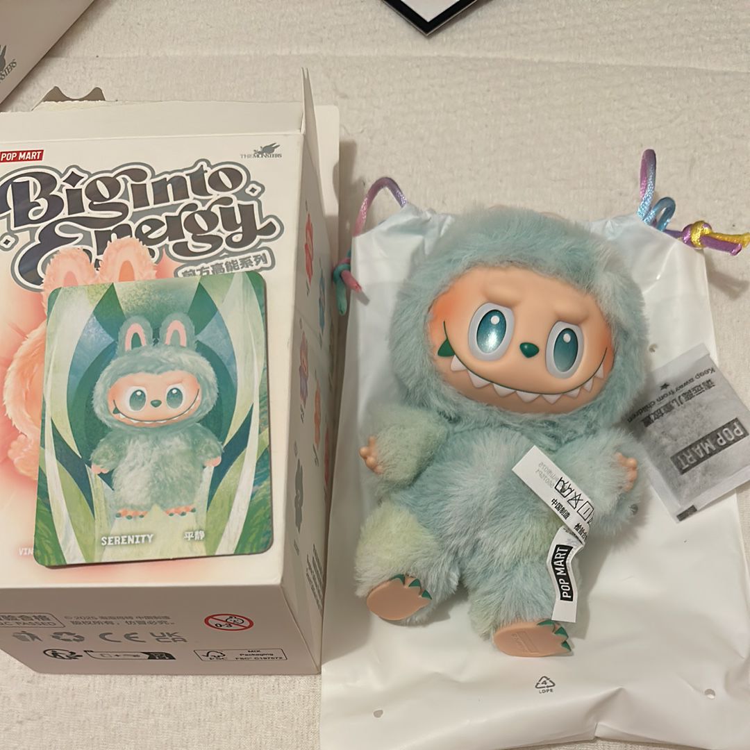 POP MART THE MONSTERS (LABUBU) Big into Energy Series Plush Pendant SERENITY