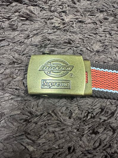Supreme x Dickies Stripe Webbing Belt "Brown"