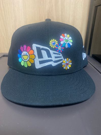 NEW ERA TAKASHI MURAKAMI 59FIFTY FLAG BLACK "Black"