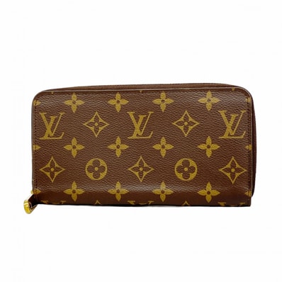 【6dd4745】ルイヴィトン 長財布 モノグラム ジッピーウォレット M42616 ブラウン【中古】メンズ レディース ユニセックス