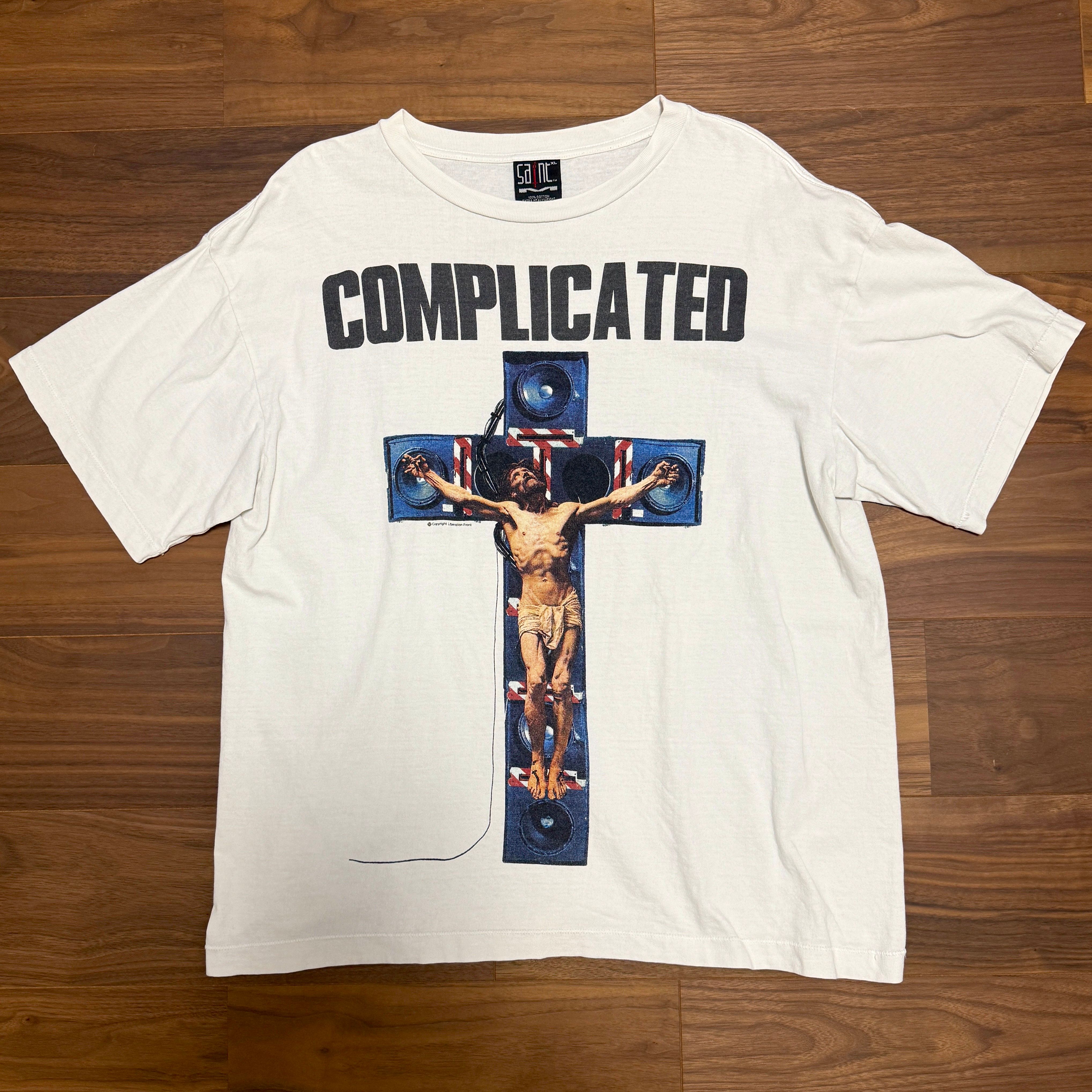 SAINT Mxxxxxx x Kosuke Kawamura KK_SS Tee/Complicated "White"