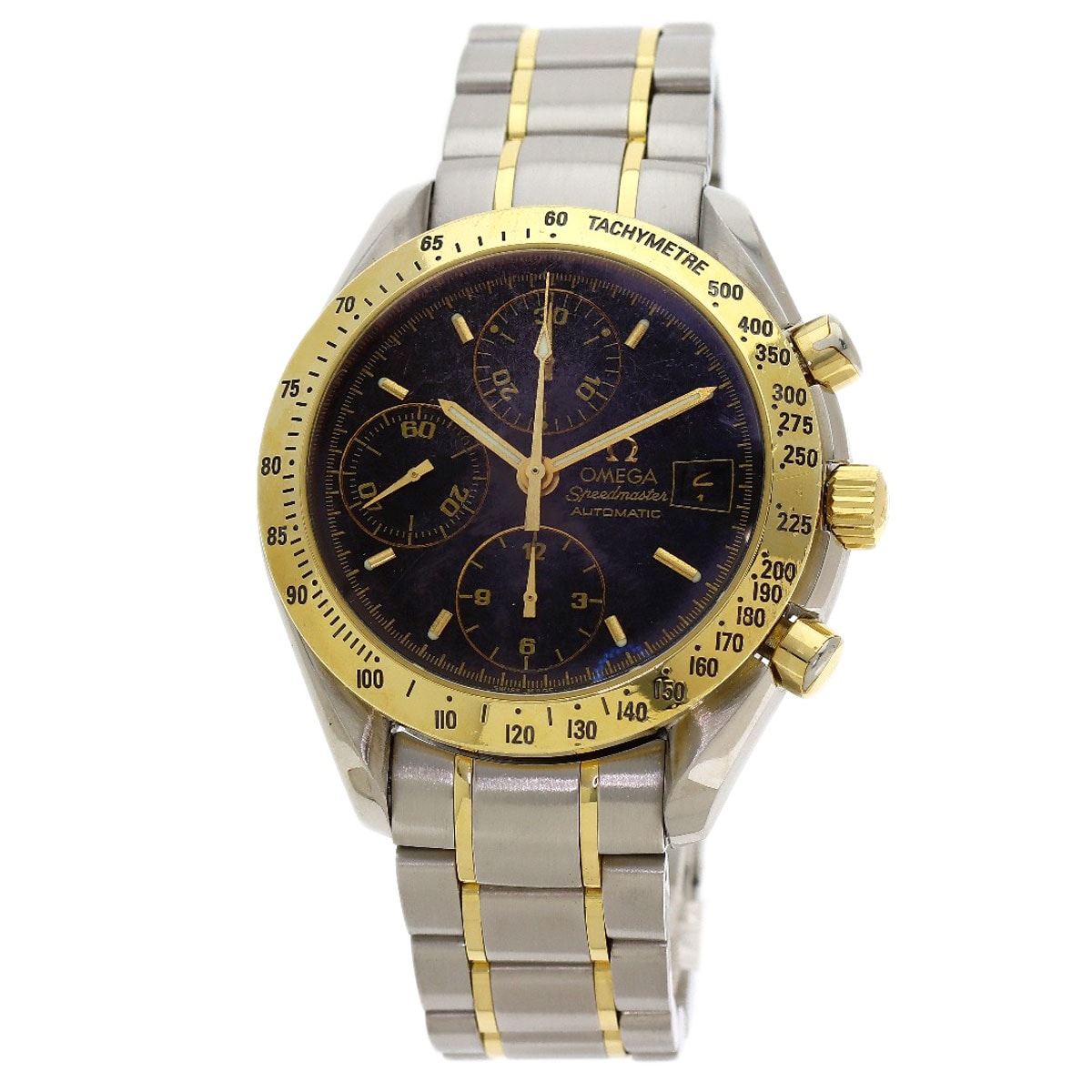 OMEGA オメガ 3313.50 スピードマスター デイト 腕時計 SS SSxK18YG K18YG メンズ [中古]