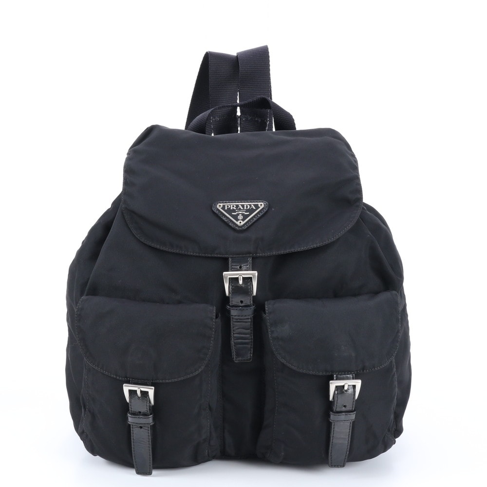 ■美品 プラダ テスート ナイロントライアングルロゴリュックサック