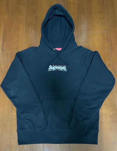 Supreme Bandana Box Logo Hooded Sweatshirt "Black"