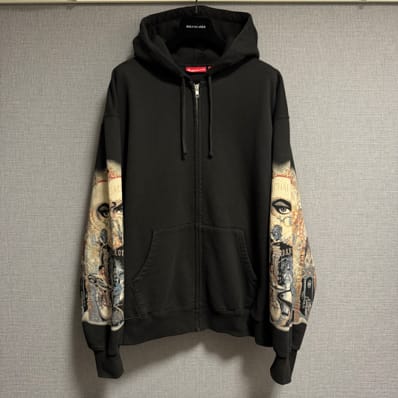Supreme x Michael Jackson Dangerous Zip Up Hooded Sweatshirt "Black"