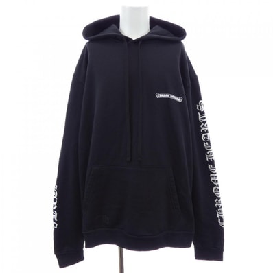 Chrome Hearts Back Scroll Label Logo Pullover Hoodie "Black"