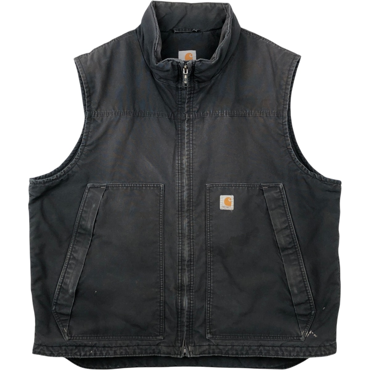 古着 カーハート Carhartt QUICK DUCK 中綿入り ダックベスト メンズXXL相当/eaa640568