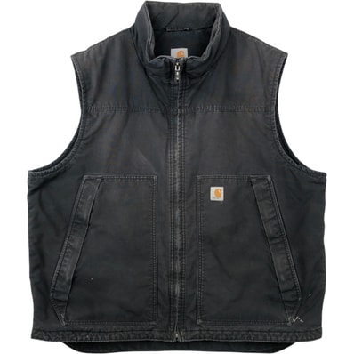 古着 カーハート Carhartt QUICK DUCK 中綿入り ダックベスト メンズXXL相当/eaa640568