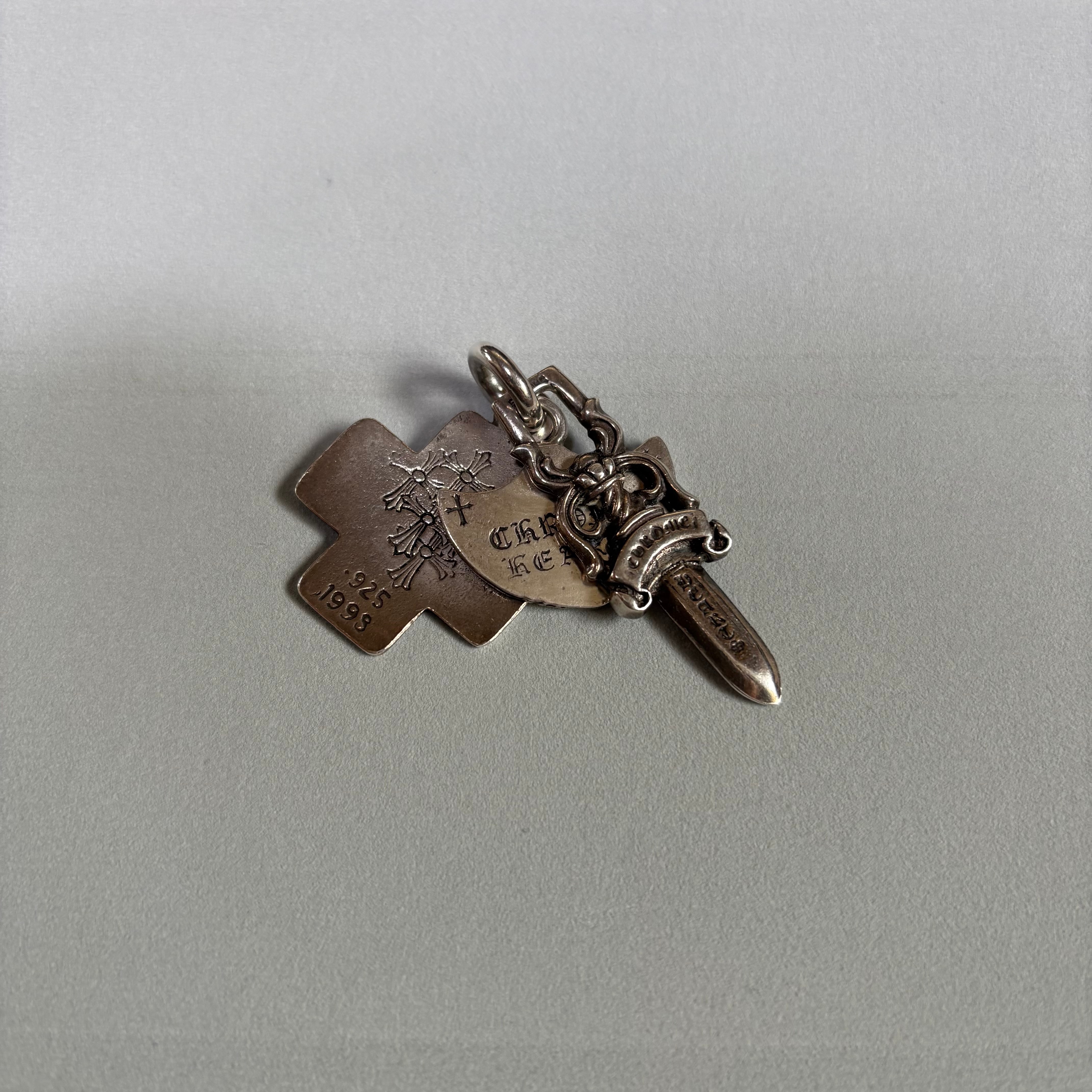 Chrome Hearts 3 Trinket Pendant "Silver"