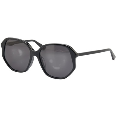 グッチ ヘキサゴン型 セルフレーム サングラス GG0258SA ブラック プラスチック レディース GUCCI 【中古】