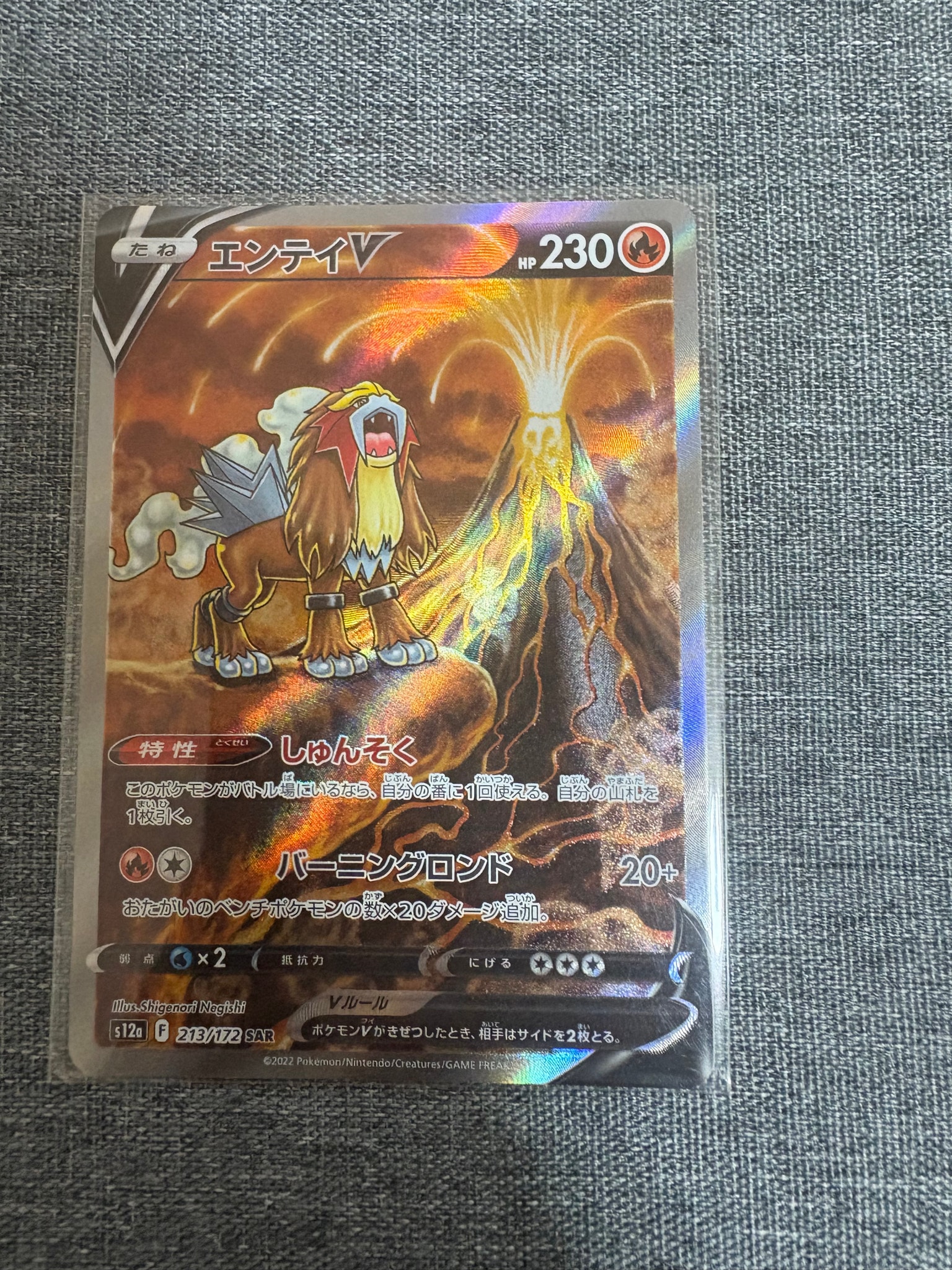 エンテイV SAR[s12a 213/172](ハイクラスパック「VSTARユニバース」)
