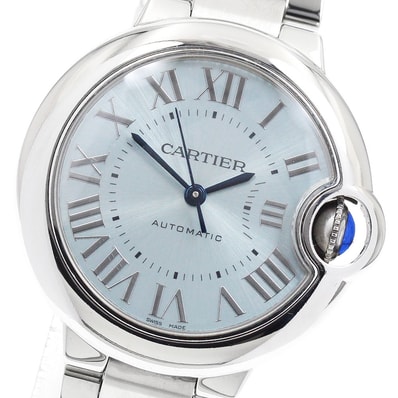 カルティエ バロンブルー デイト WSBB0062 レディース 【中古】