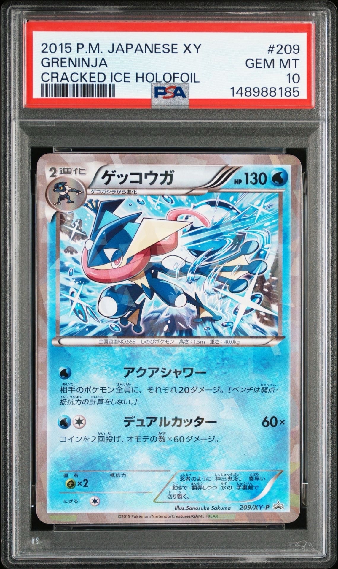 ゲッコウガ P [XY-P 209](プロモーションカード「ファミリーマート